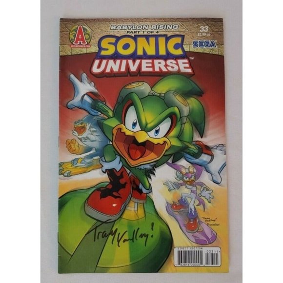 Sonic Universe Comic #33 Feb 2012 Babylon Rising Part 1 of 4 Signed Copy - Picture 1 of 9